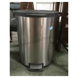 LARGE METAL TRASH RECEPTACLE, 26'