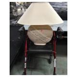 CREAM COLORED SOUTHWEST DESIGN TABLE LAMP