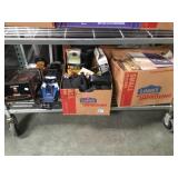 BOTTOM SHELF, DIECAST CARS, PORTABLE SEWING