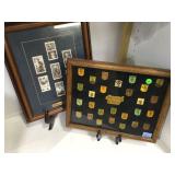 1988 OLMPIC MEDALLIONS FRAMED & FRAMED MATTED 1988 OLMPIC MEDALLIONS FRAMED & FRAMED MATTED