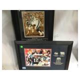 TOM BRADY PLAQUE & DEACON JONES PLAQUE TOM BRADY PLAQUE & DEACON JONES PLAQUE