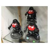 STAR WARS M&M CANDY DISPENSERS STAR WARS M&M CANDY DISPENSERS