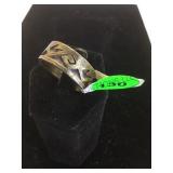 STERLING SOUTHWESTERN STYLE RING, SIZE 10 STERLING SOUTHWESTERN STYLE RING, SIZE 10