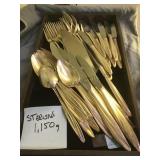 GORHAM STERLING SILVER FLATWARE, 1,150 G SILVER GORHAM STERLING SILVER FLATWARE, 1,150 G SILVER
