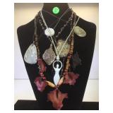 NECK OF NECKLACES, LEAF, SHELL & MORE NECK OF NECKLACES, LEAF, SHELL & MORE