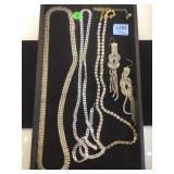 RHINESTONE BELTS & EARRINGS RHINESTONE BELTS & EARRINGS