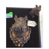 BRASS BOAR HEAAD DOOR KNOCKER & METAL MOUSE BRASS BOAR HEAAD DOOR KNOCKER & METAL MOUSE