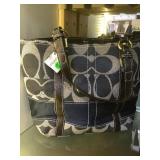 NAVY BLUE/LEVI COACH HANDBAG NAVY BLUE/LEVI COACH HANDBAG
