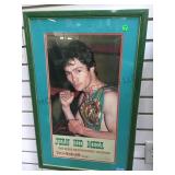 AUTOGRAPHED PICTURE OF JUAN KID MEZA, FRAMED AUTOGRAPHED PICTURE OF JUAN KID MEZA, FRAMED