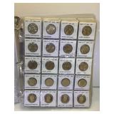 LARGE BINDER COLLECTION OF PRESIDENTIAL DOLLARS LARGE BINDER COLLECTION OF PRESIDENTIAL DOLLARS