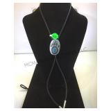 NATIVE AMERICAN BEAR CLAW BOLO TIE NATIVE AMERICAN BEAR CLAW BOLO TIE