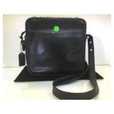 BLACK LEATHER COACH SHOULDER BAG #N9-509-9158 BLACK LEATHER COACH SHOULDER BAG #N9-509-9158