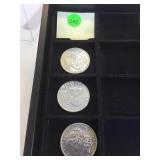 4 MORGAN SILVER DOLLARS 4 MORGAN SILVER DOLLARS