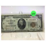 1929 $20 BILL,NATIONAL CURRENCY NOTE 1929 $20 BILL,NATIONAL CURRENCY NOTE