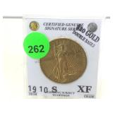 1910 $20 GOLD DOUBLE EAGLE 1910 $20 GOLD DOUBLE EAGLE