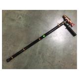 HAND TELESCOPE MOUNTED ON CANE & A FISH/FISHROD HAND TELESCOPE MOUNTED ON CANE & A FISH/FISHROD