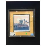 'THE BIG REEL CAR' FRAMED, MATTED, ARTIST PROOF 'THE BIG REEL CAR' FRAMED, MATTED, ARTIST PROOF