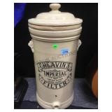 CHEAVIN'S IMPERIAL FILTER WATER CROCK CHEAVIN'S IMPERIAL FILTER WATER CROCK