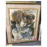 FRAMED THEO TOBIASSE ' PORTRAIT DE FAMALLE' FRAMED THEO TOBIASSE ' PORTRAIT DE FAMALLE'