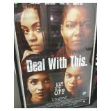 FRAMED POSTER 'DEAL WITH THIS' JADA PINKETT, FRAMED POSTER 'DEAL WITH THIS' JADA PINKETT,
