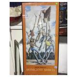 ERNIE BARNES FRAMED PRINT 39X18 ERNIE BARNES FRAMED PRINT 39X18
