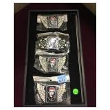 4 belt buckle lighters “NIB” 4 belt buckle lighters “NIB”