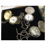 3 POCKET WATCHS, COLLEZIER,LOUIS WEIL,AZUR 3 POCKET WATCHS, COLLEZIER,LOUIS WEIL,AZUR