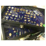 2 CASES OF CUFF LINKS & TIE TACS, CASES INCLUDED 2 CASES OF CUFF LINKS & TIE TACS, CASES INCLUDED