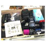 COLLECTION OF CAMERAS, MINI BALL-POD & MORE COLLECTION OF CAMERAS, MINI BALL-POD & MORE