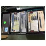 TRAAY OF VINTAGE PENS, SHEAFFER, PENTEL, TRAAY OF VINTAGE PENS, SHEAFFER, PENTEL,