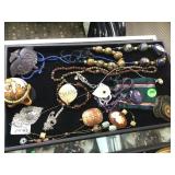 TRAY OF PENDANTS, NECKLACES, SOME SIGNED TRAY OF PENDANTS, NECKLACES, SOME SIGNED