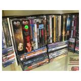 APPROX 80 DVD'S. BUFFY, CHUCK & LARRY, MORE APPROX 80 DVD'S. BUFFY, CHUCK & LARRY, MORE