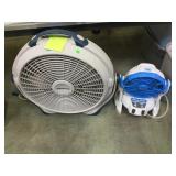 2 PORTABLE FANS, 'WIND MACHINE' & 'ARTIC COVE' 2 PORTABLE FANS, 'WIND MACHINE' & 'ARTIC COVE'