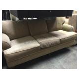 TAUPE 3 CUSHION PILLOW BACK SOFA TAUPE 3 CUSHION PILLOW BACK SOFA