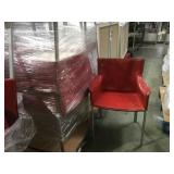 RED LEATHER CHAIRS FROM 5 STAR HOTEL 8XMONEY RED LEATHER CHAIRS FROM 5 STAR HOTEL 8XMONEY