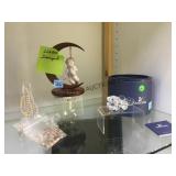 SWAROVSKI FLOWER IN BOX & LLADRO ANGEL(AS IS) SWAROVSKI FLOWER IN BOX & LLADRO ANGEL(AS IS)