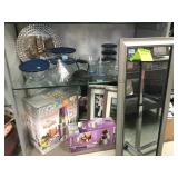 3 SHELF LOT ,ANTIQUE IRON, CAST IRON PIG, 3 SHELF LOT ,ANTIQUE IRON, CAST IRON PIG,