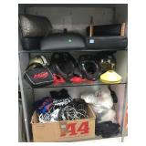 3 SHELF LOT OF SPORTING EQUIPMENT 3 SHELF LOT OF SPORTING EQUIPMENT