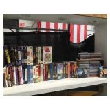 COLLECTION OF DVD. CD'S & VHS TAPES COLLECTION OF DVD. CD'S & VHS TAPES