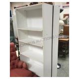 3 WHITE SHELVING UNITS 3 WHITE SHELVING UNITS