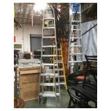 10' & 4' ALUMINUM LADDERS 10' & 4' ALUMINUM LADDERS