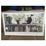 STEVE HANKS WATERCOLOR PRINT FRAMED STEVE HANKS WATERCOLOR PRINT FRAMED