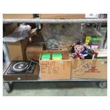 TABLE BOTTOM INCLUDING AREA RUG, TURN TABLE & TABLE BOTTOM INCLUDING AREA RUG, TURN TABLE &