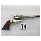 METAL PROP REVOLVER STAINLESS LONG BARREL METAL PROP REVOLVER STAINLESS LONG BARREL