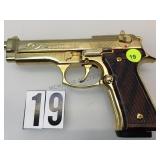 VOLTRAN MODEL 92 FIRAT GOLD PROP PISTOL #YF390022 VOLTRAN MODEL 92 FIRAT GOLD PROP PISTOL #YF390022