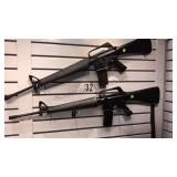 PAIR OF WOODEN PROP M-16 RIFLES PAIR OF WOODEN PROP M-16 RIFLES