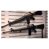 PAIR OF WOODEN PROP M-16 RIFLES