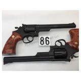 PAIR OF PLASTIC PROP REVOLVERS UHC PAIR OF PLASTIC PROP REVOLVERS UHC
