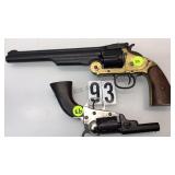 PAIR OF BLACK POWDER REVOLVER PISTOLS PAIR OF BLACK POWDER REVOLVER PISTOLS
