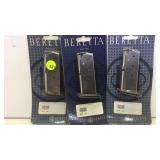 LOT OF 3 NEW BERETTA MAGS